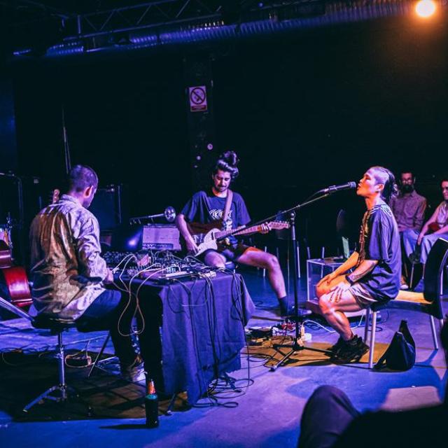 Audrey Chen, Philipp Eden and Joaquin Ortega performing in Zagreb.